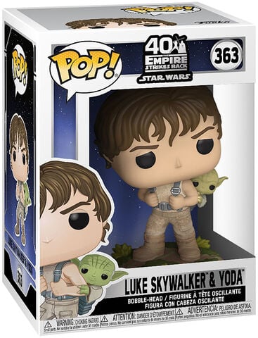 Figurine Funko Pop! N°363 - Star Wars - Luke Avec Yoda